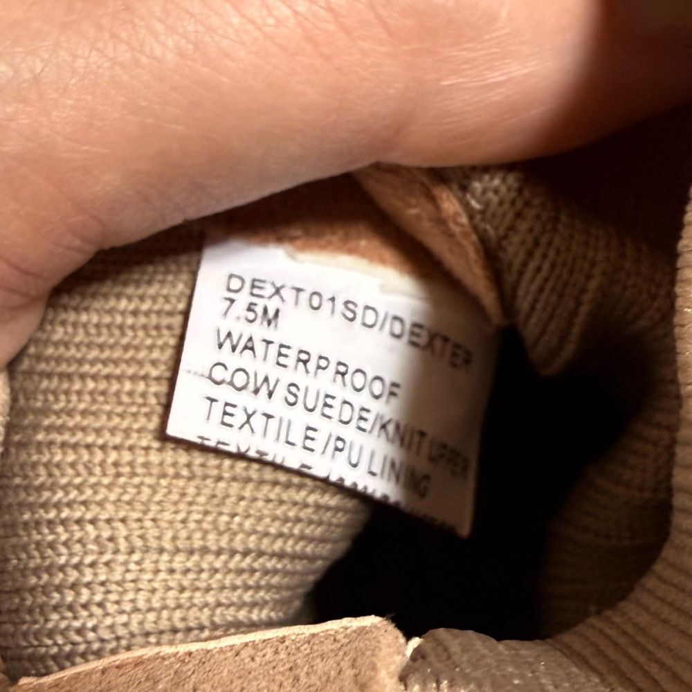 Blondo Dexter Waterproof Lug Sole Boot in Taupe Tan 7.5 NWT - Picture 14 of 15